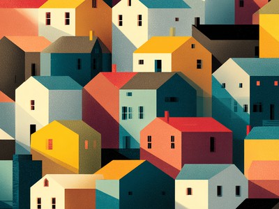 Shared equity housing illustration